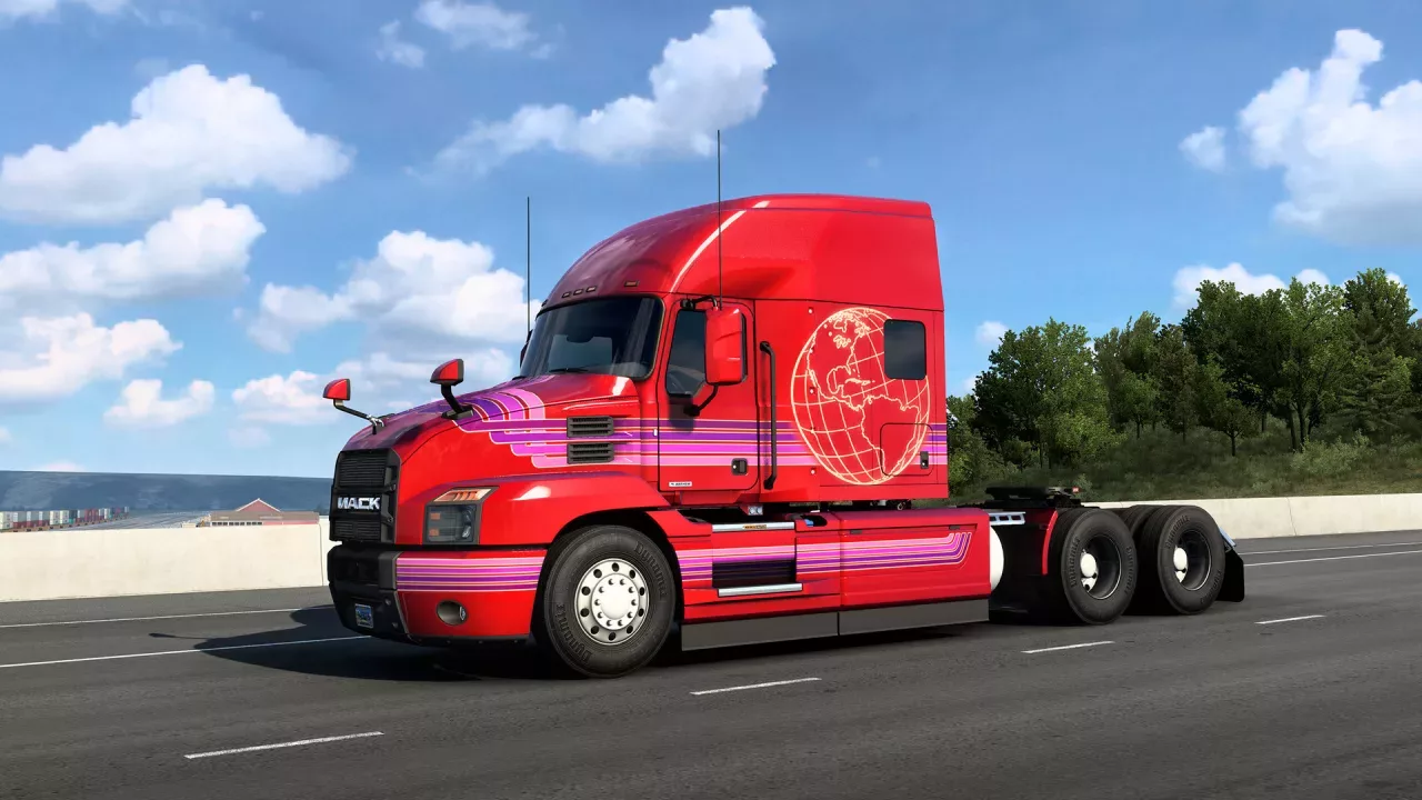 American Truck Simulator - Retrowave Paint Jobs Pack