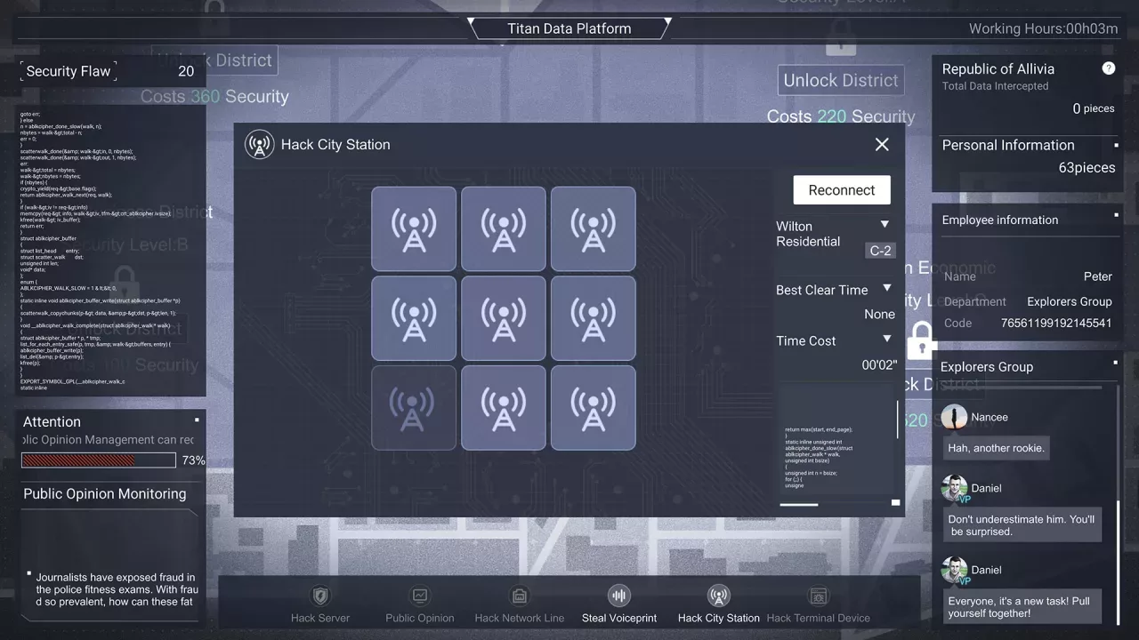 Cyber Manhunt - A Company Man of Titan