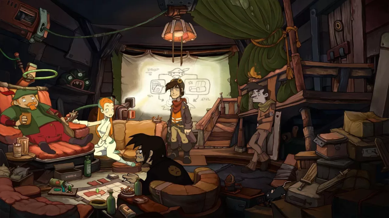Скриншот игры Chaos on Deponia