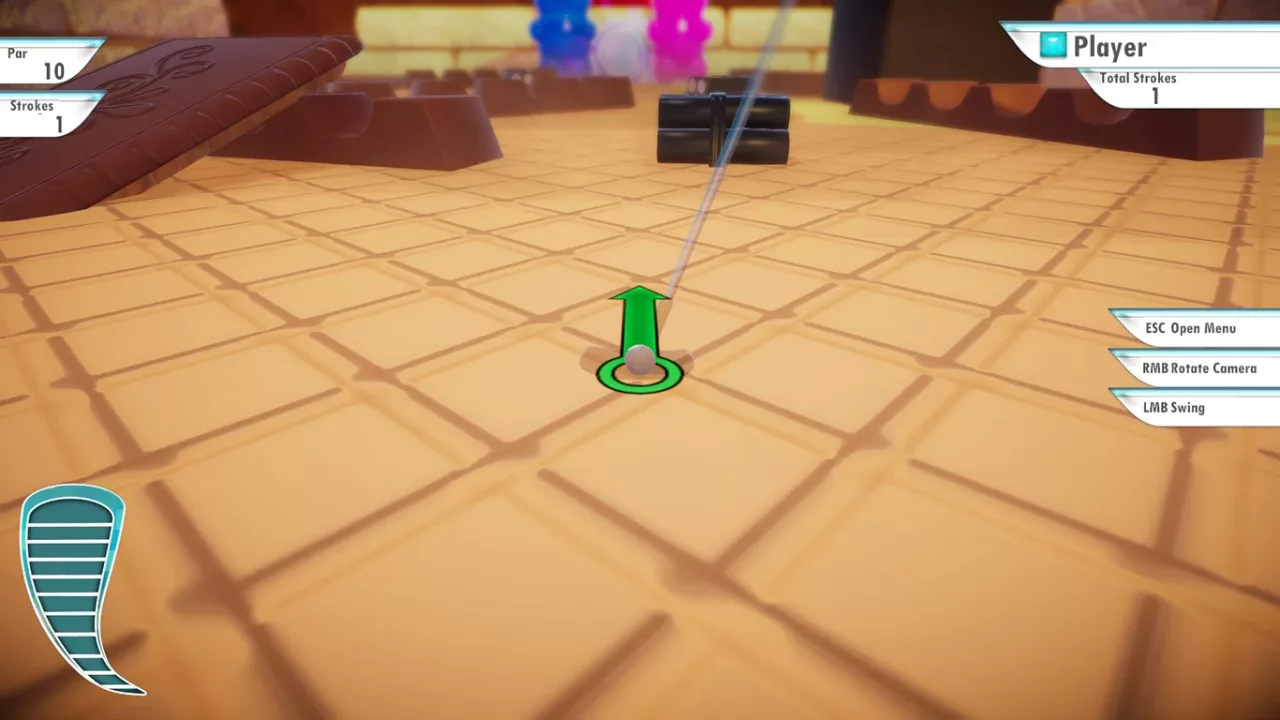 Скриншот игры 3D MiniGolf: Candy Shop