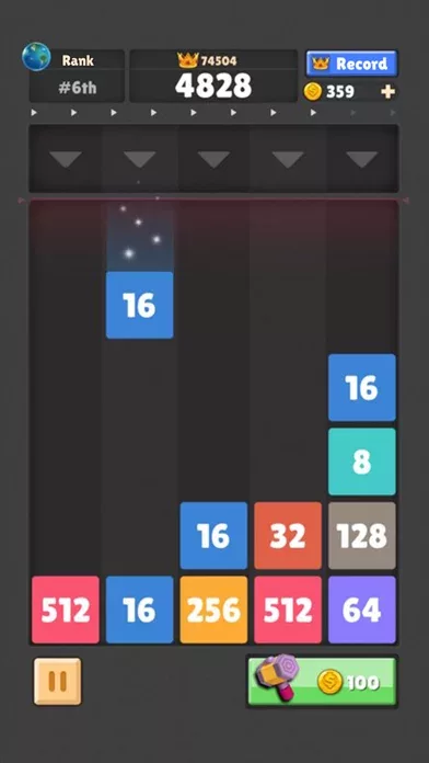 Drop The Number : Merge Puzzle