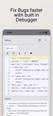 Python Coding Editor & IDE App