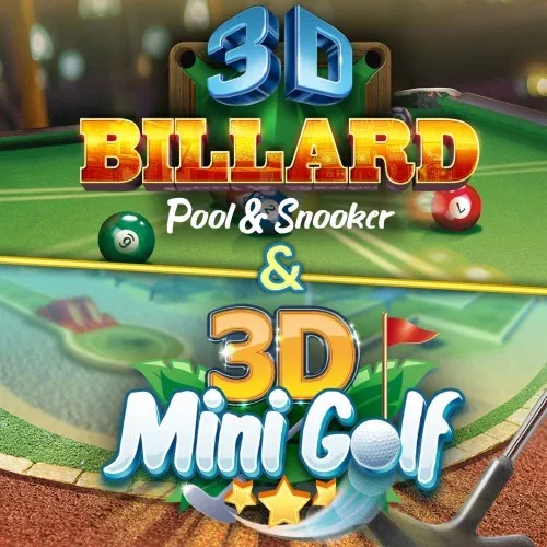 3D Billiards & 3D MiniGolf Bundle