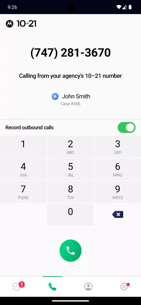 10-21 Police Phone