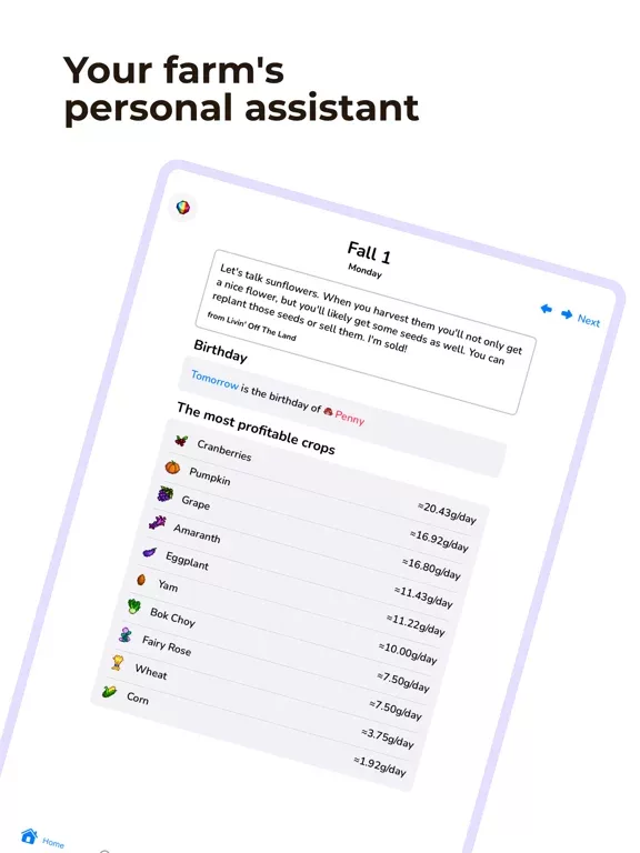 Assistant for Stardew Valley
