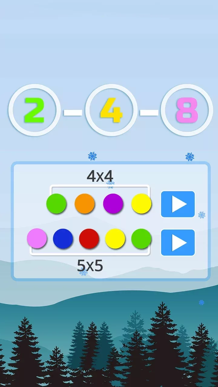 2-4-8 : link identical numbers
