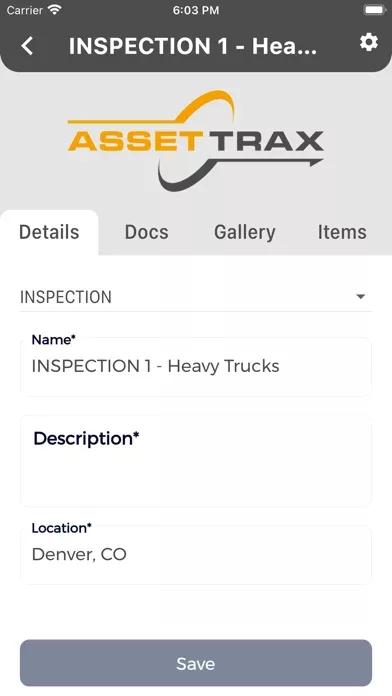 Asset Inspection Manager