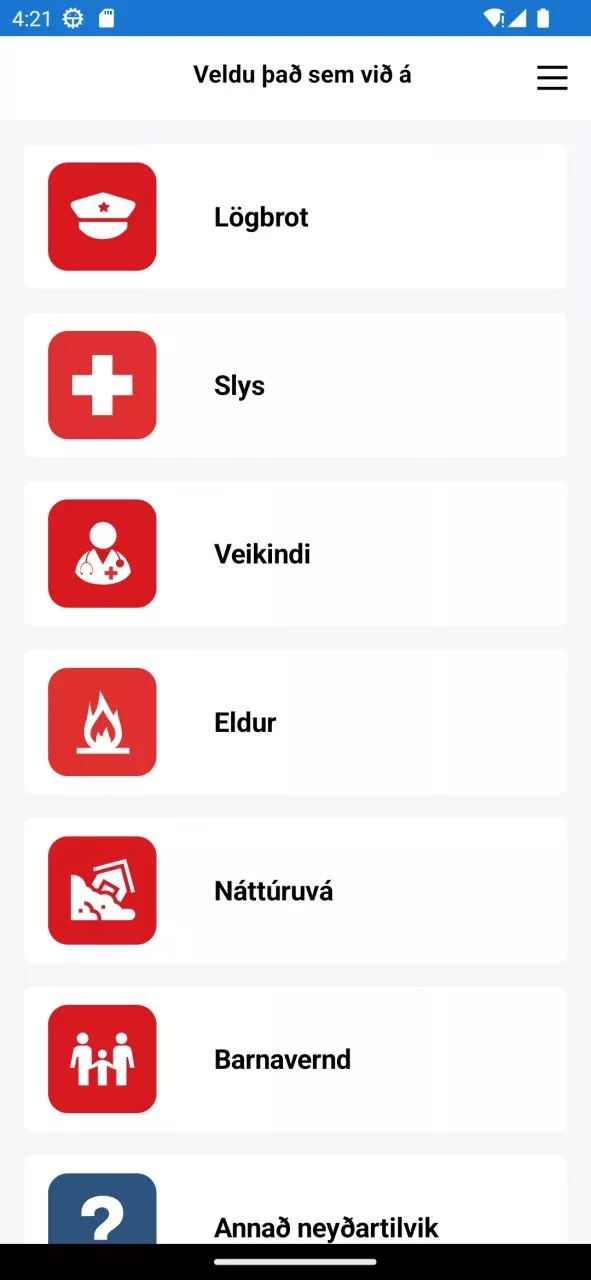 112 Neyðarlínan