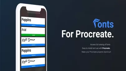 Fonts for Procreate