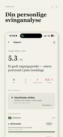 FormCaddie – AI-golftrener