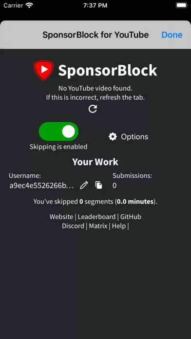 SponsorBlock for Safari