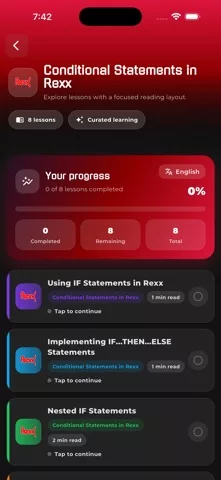 Learn Rexx Programming Offline