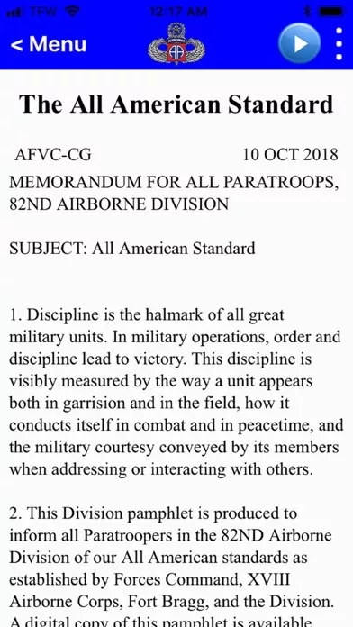 82 Airborne Division Pam 600-2