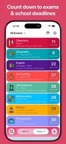 Exam Countdown - School & Uni