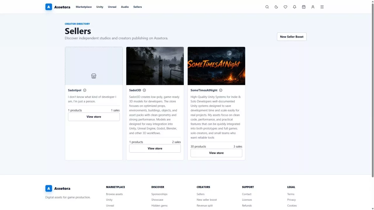 Assetora Marketplace