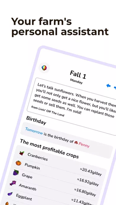 Assistant for Stardew Valley