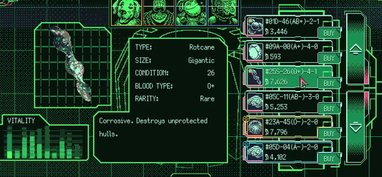Space Warlord Organ Trading Simulator