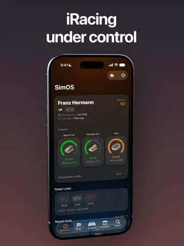SimOS Hub - Racing Companion