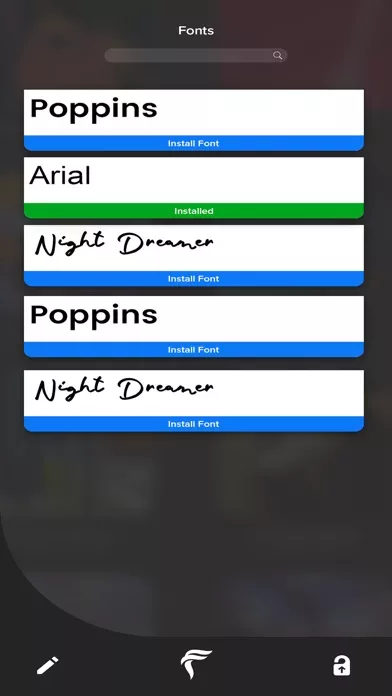 Fonts for Procreate