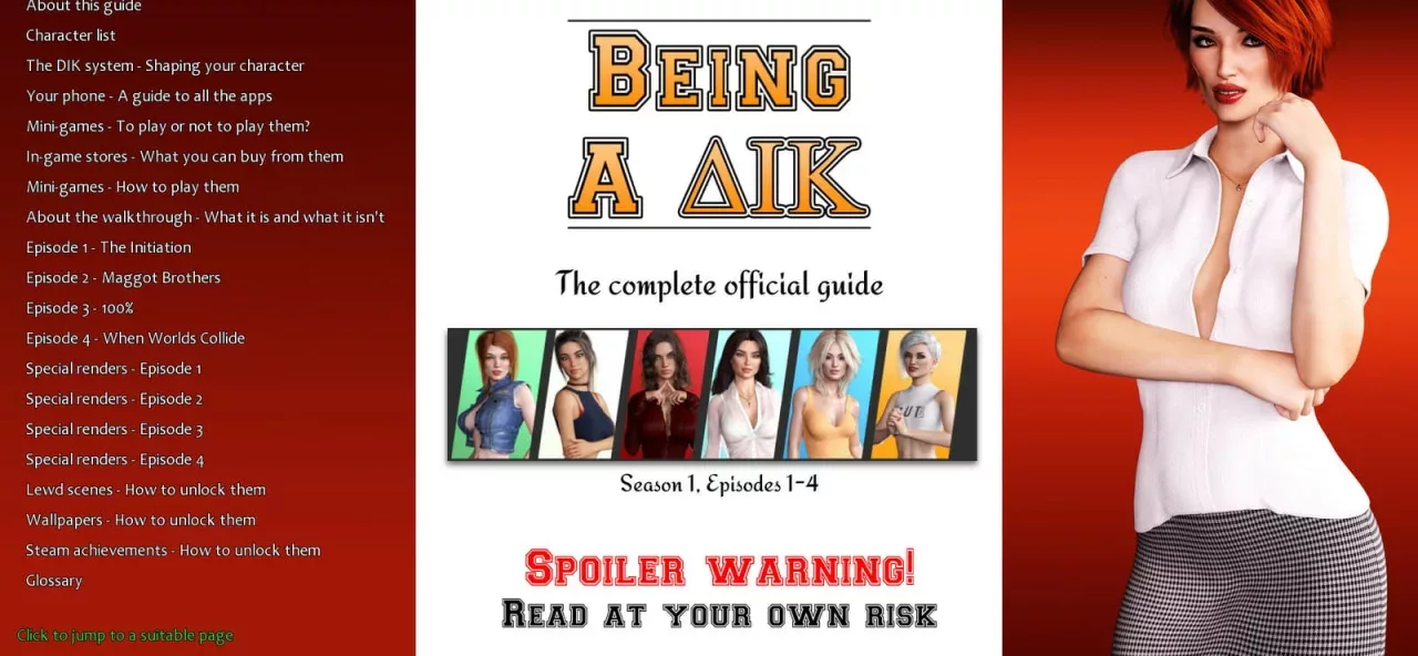 Being a DIK: Season 1 & 2 + Guide Bundle