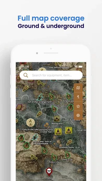 Elden Map -интерактивная карта