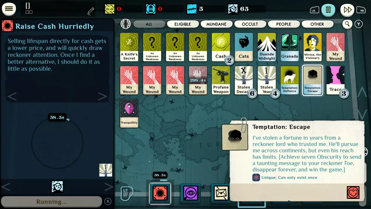 Cultist Simulator: The Exile