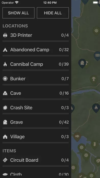 Map for Sons of the Forest