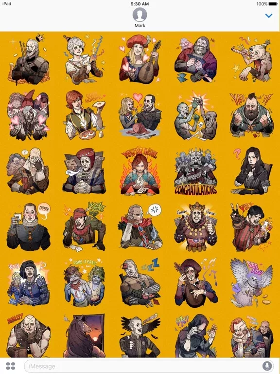 The Witcher Stickers