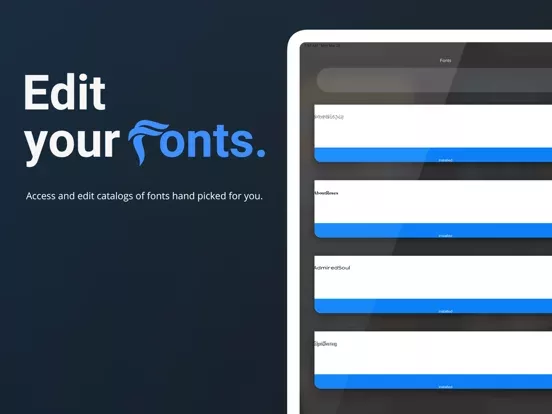 Fonts for Procreate