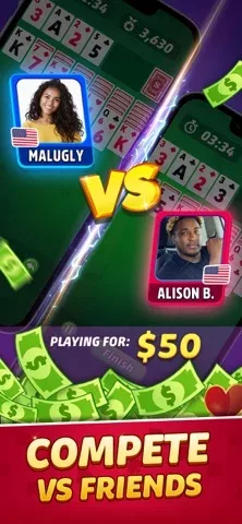 Solitaire-Play for Cash