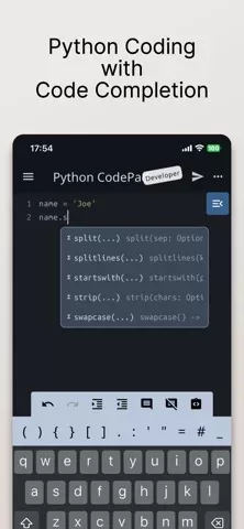 Python Coding Editor & IDE App