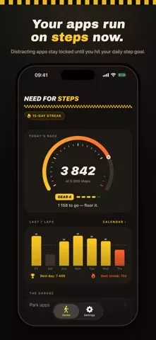 Need for Steps: Walk to Unlock
