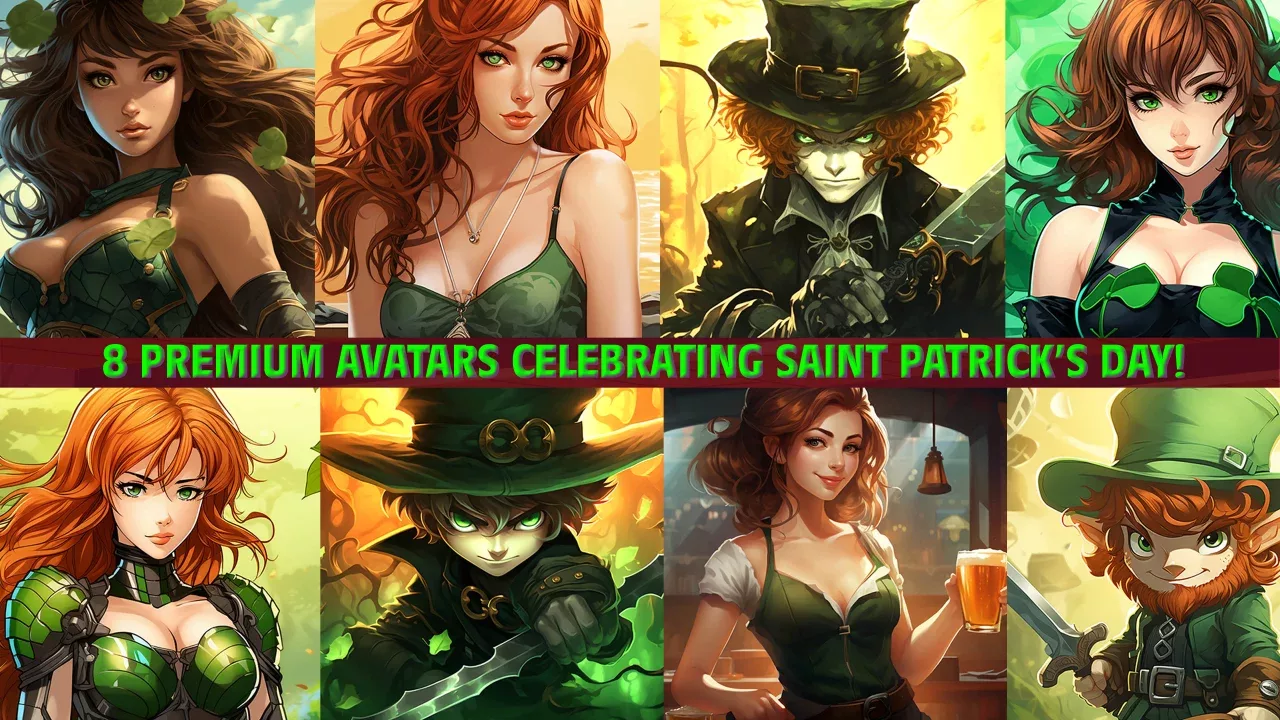 8 Avatar Saint Patrick’s Day Break 2 Game Bundle