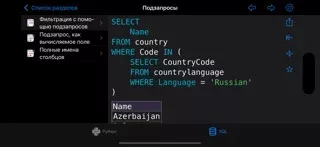 Python & SQL