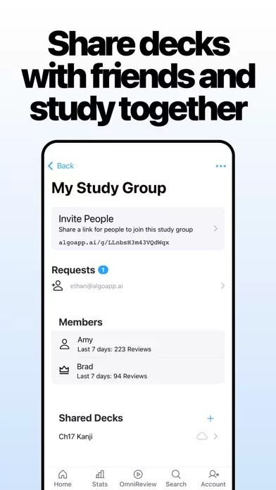 AlgoApp - Flashcards