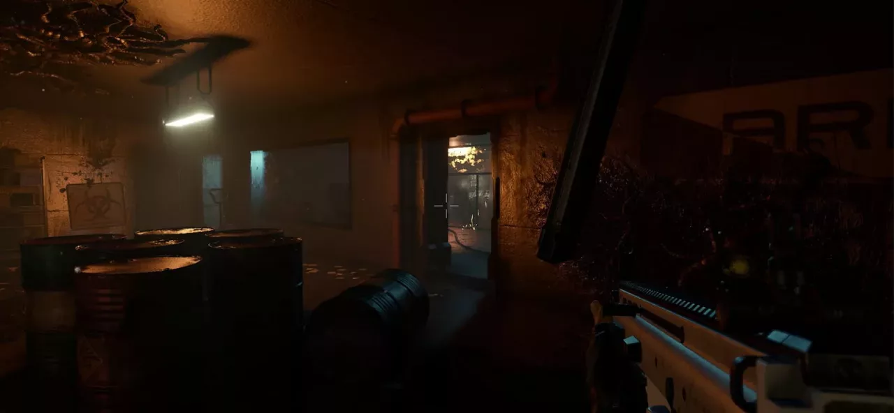 Beneath