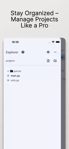 Python Coding Editor & IDE App