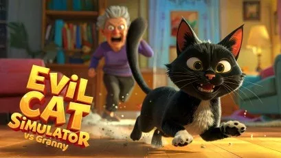 Evil Cat Simulator vs Granny