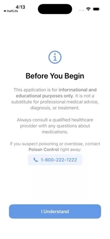 HalfLife Medication Calculator