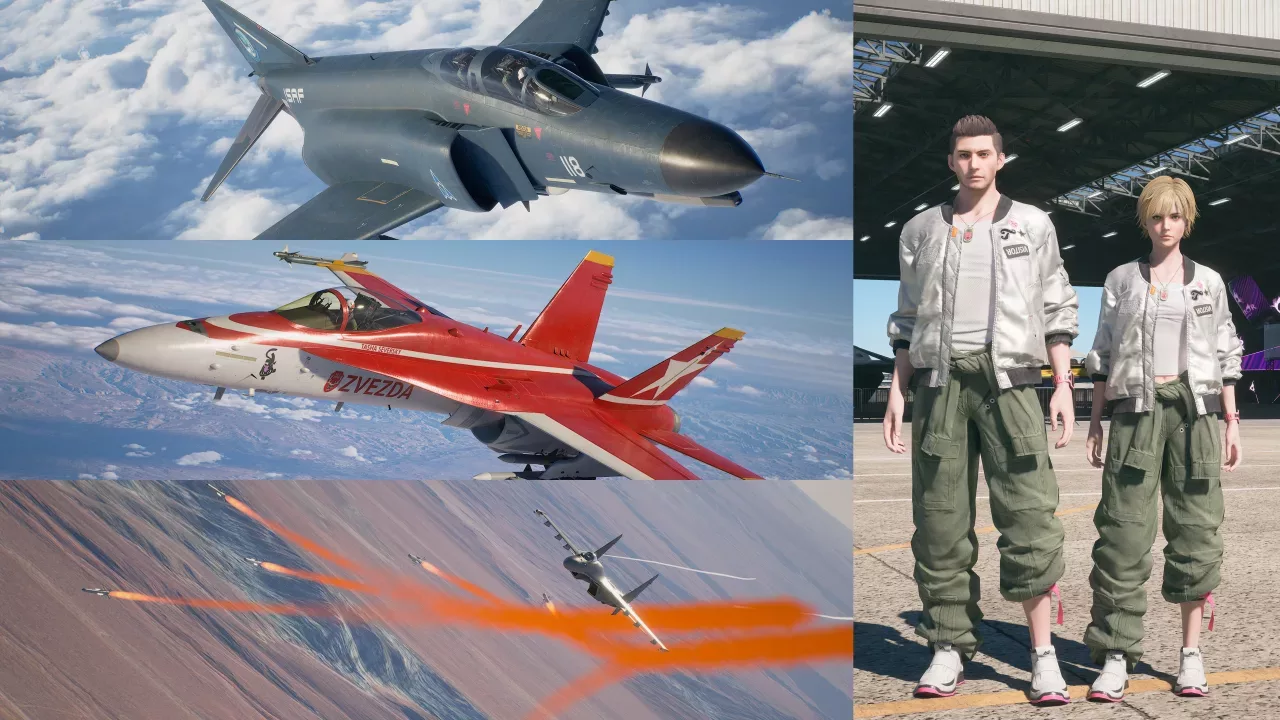 ACE COMBAT 8: WINGS OF THEVE - Customizable Cosmetic Set