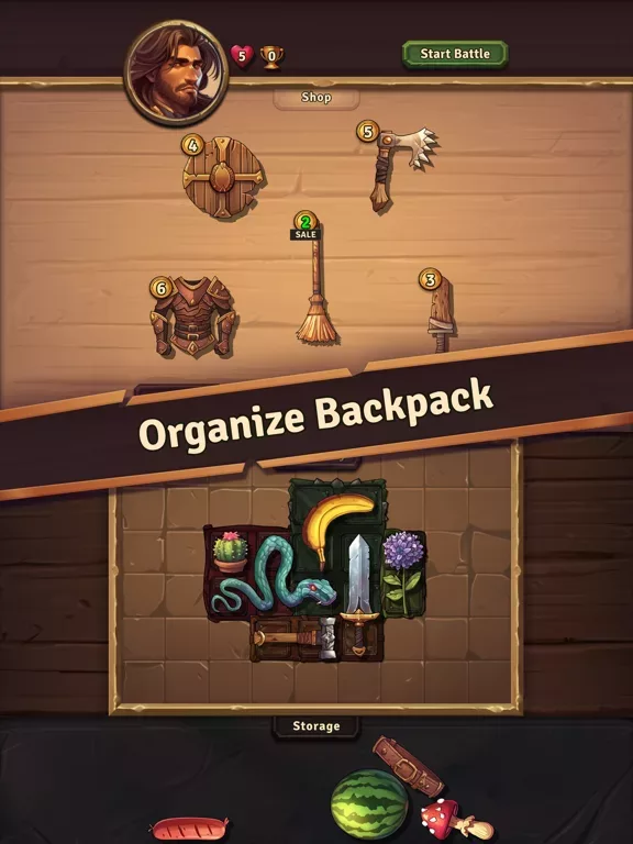 Backpack Brawl — Битва героев