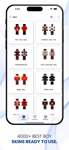Boy Skins for Minecraft PE !