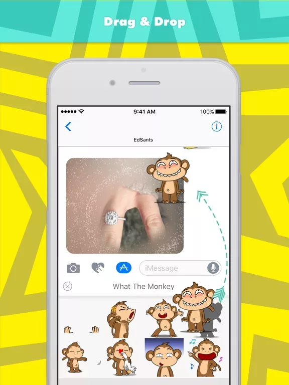 What The Monkey stickers