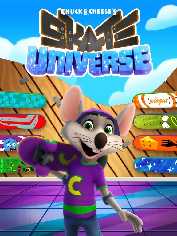 Chuck E. Cheese Skate Universe