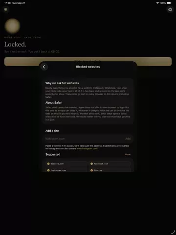Dont You Do It: Night Lock
