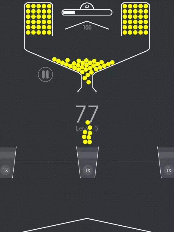 100 Balls - Tap to Drop in Cup