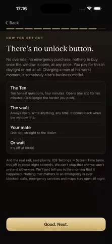 Dont You Do It: Night Lock