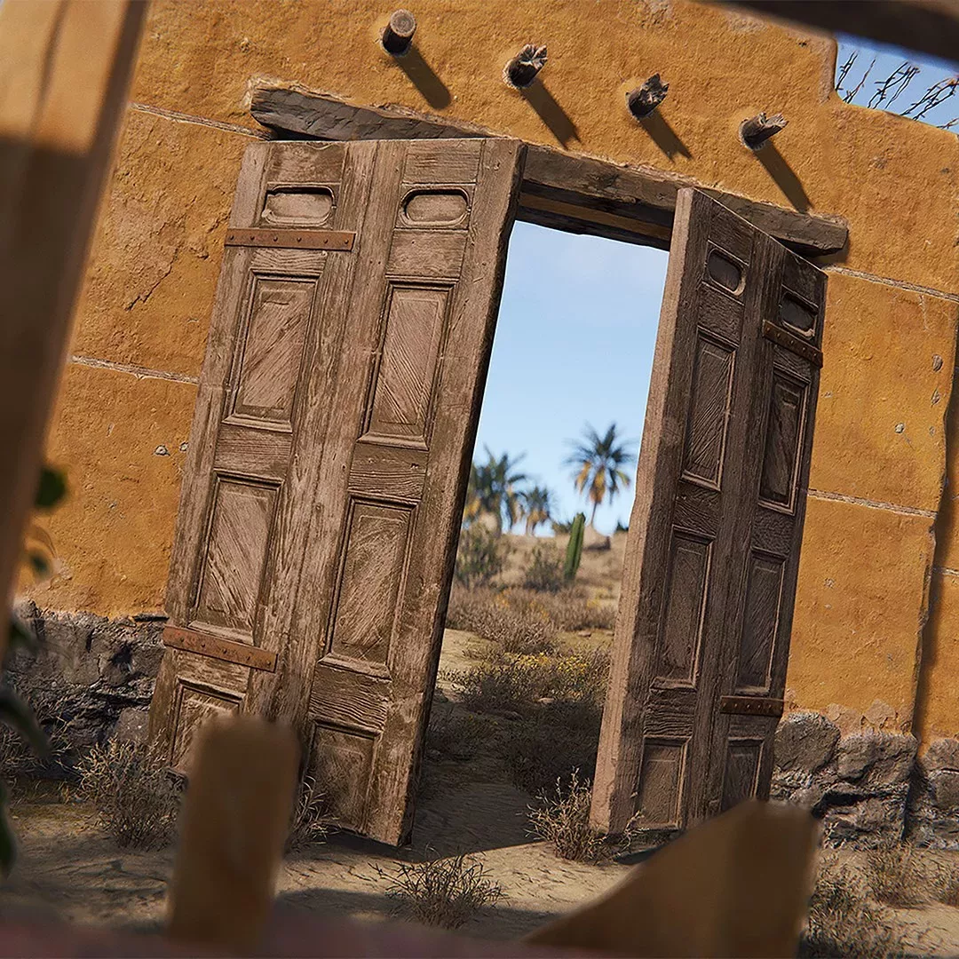 Adobe Gate and Wall Pack