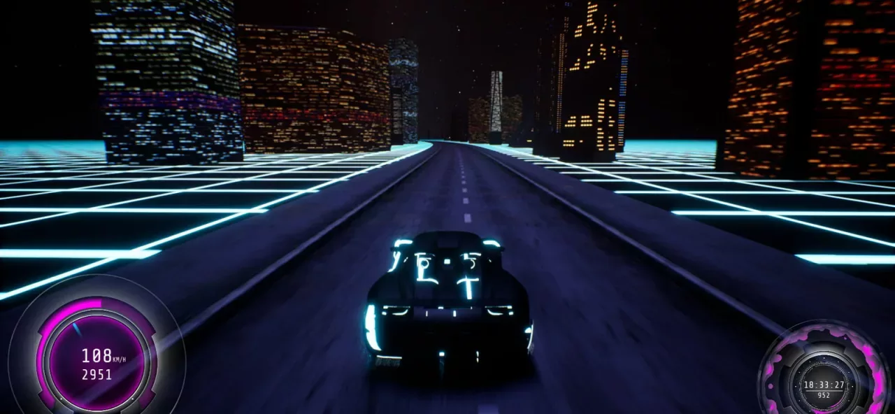 Synthwave Burnout